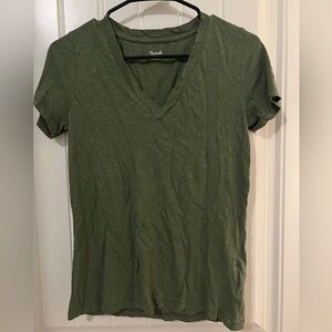 Madewell green tee <XXS>